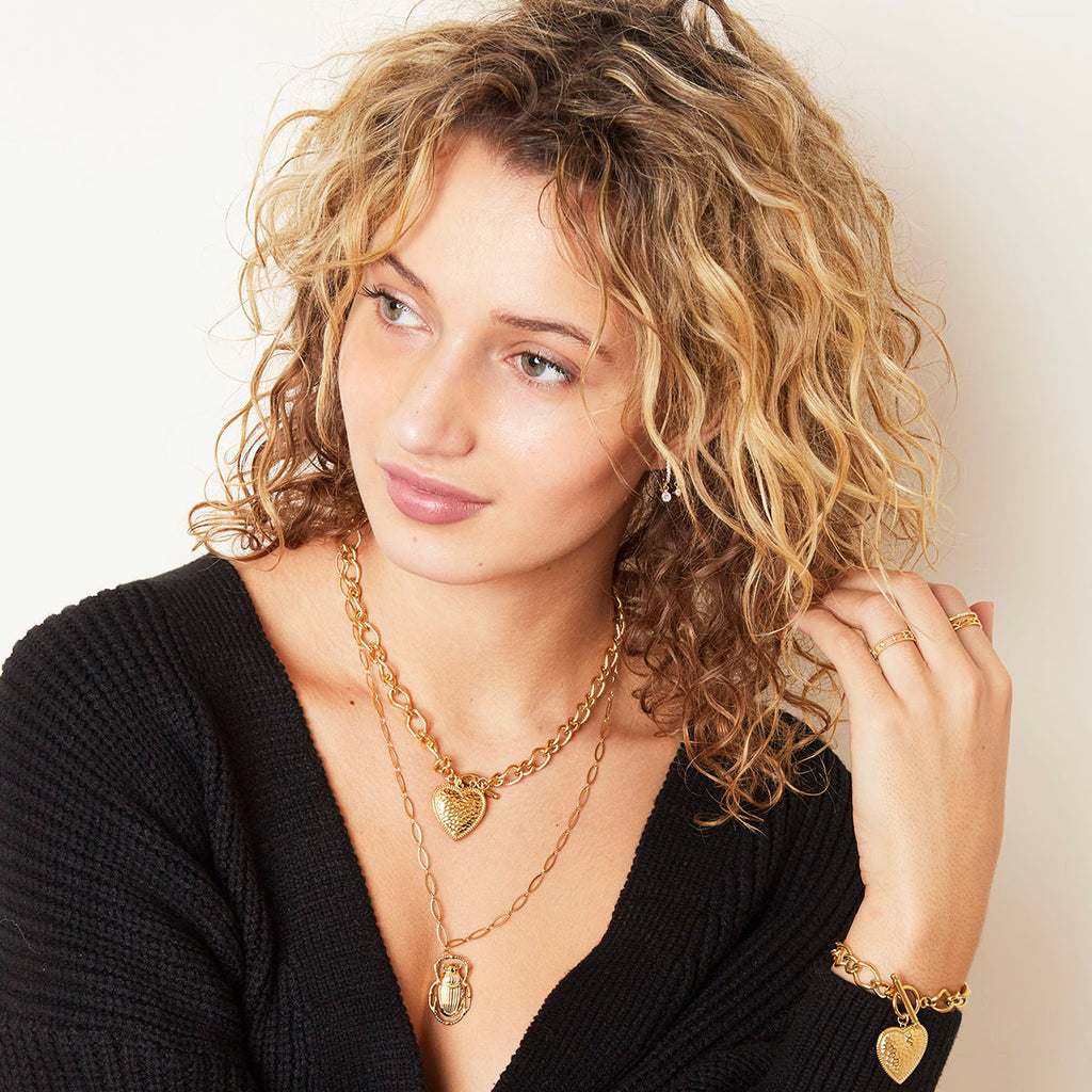 Big Heart Choker Necklace