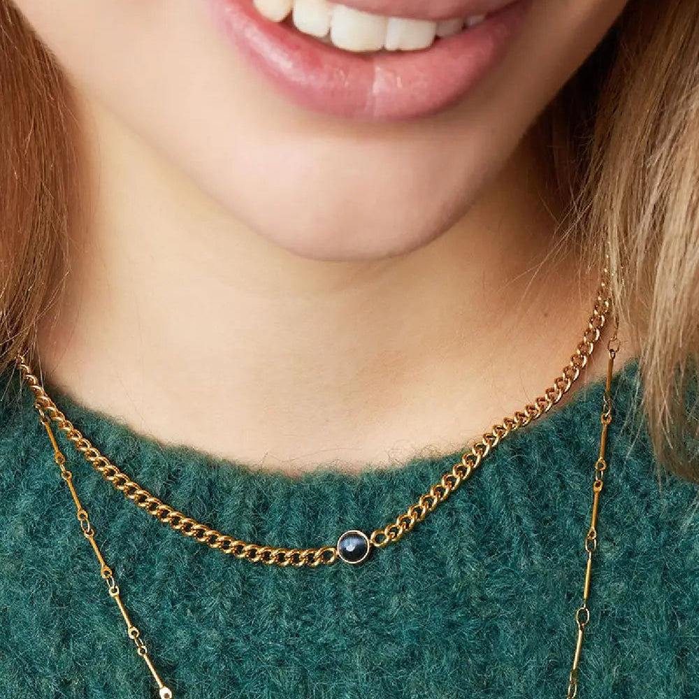 Black Moon Necklace