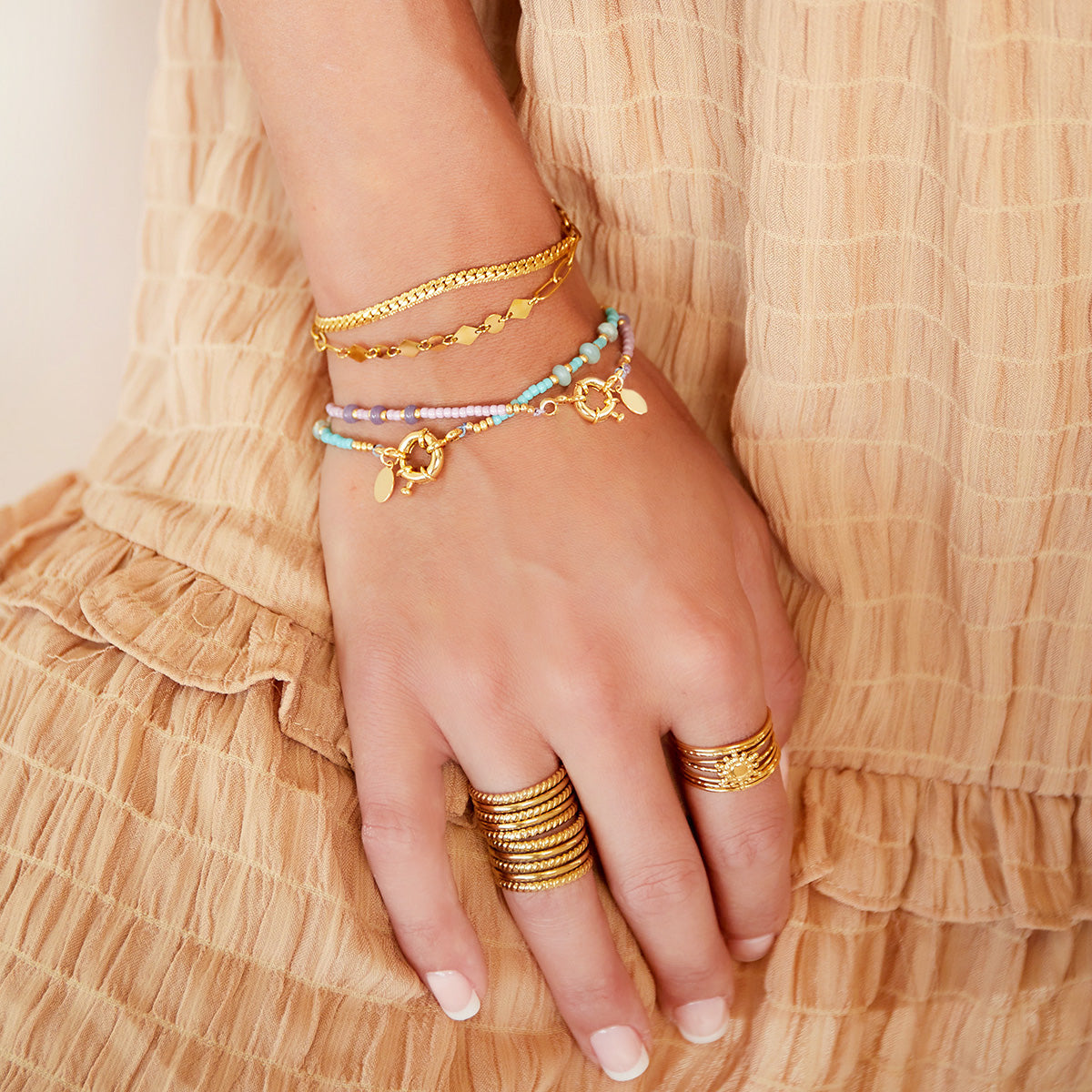 Double Squared Bracelet