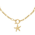 Shiny Starfish Necklace