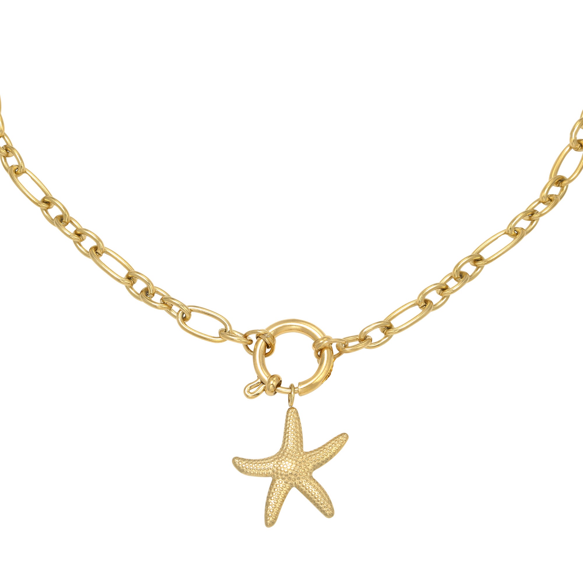 Shiny Starfish Necklace