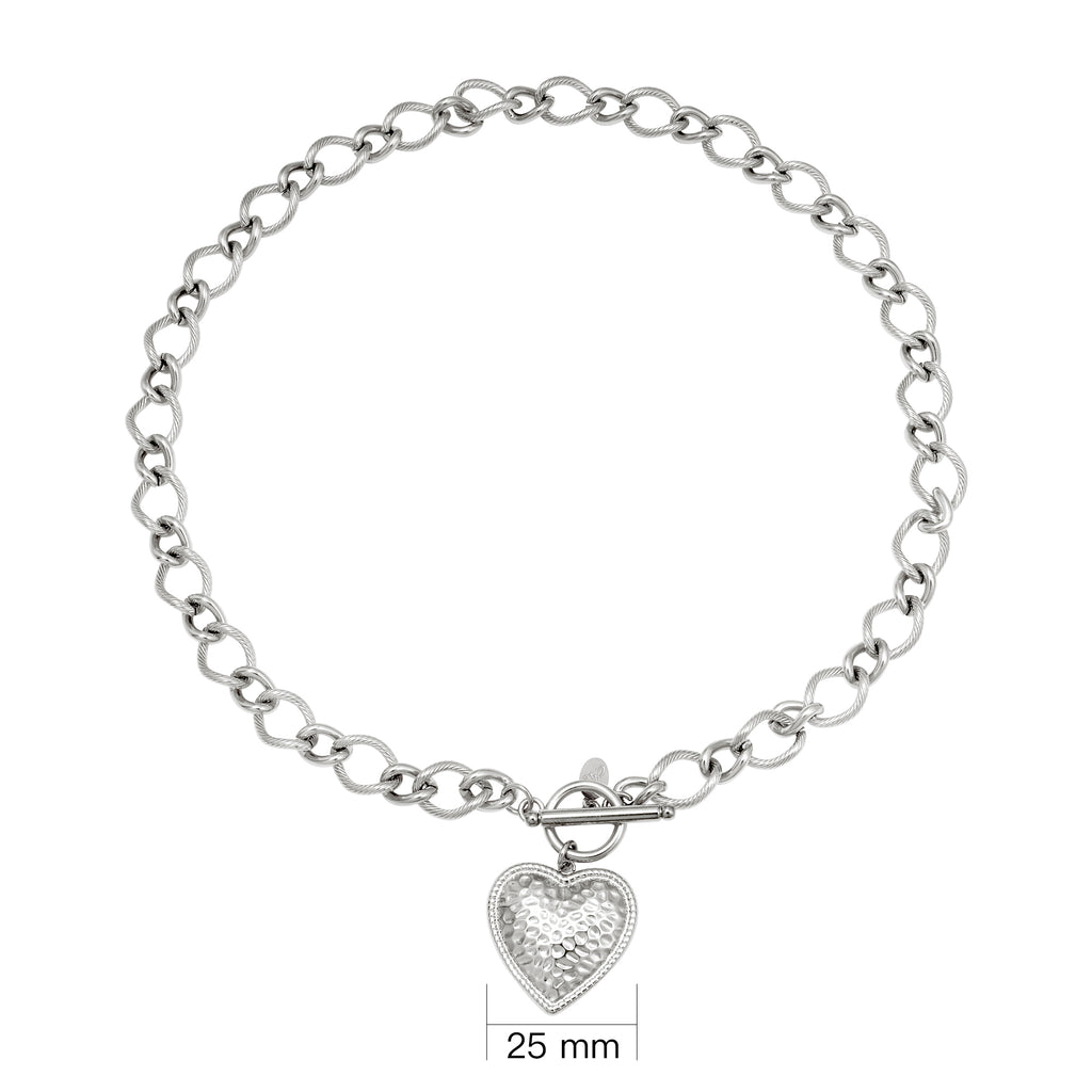 Big Heart Choker Necklace