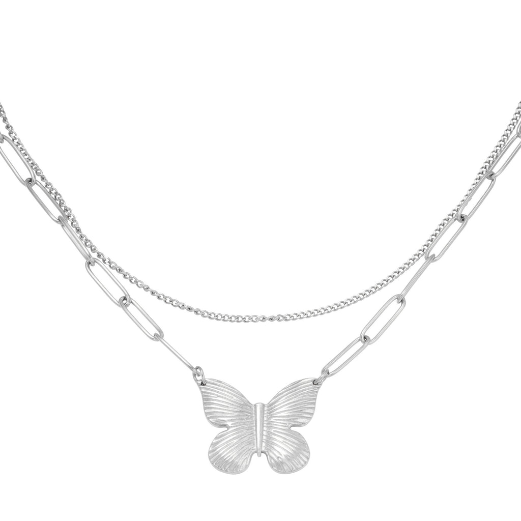 Butterfly Double Necklace