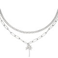 Beachy Palm Double Necklace