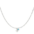 Fine Clover Necklace with Stone