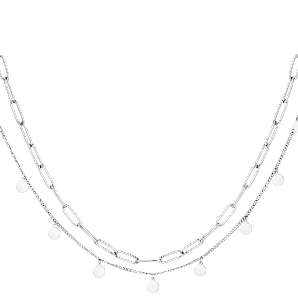 Coins Double Necklace