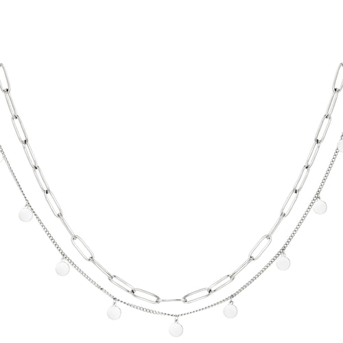 Coins Double Necklace