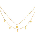 Stars & Coin Double Necklace