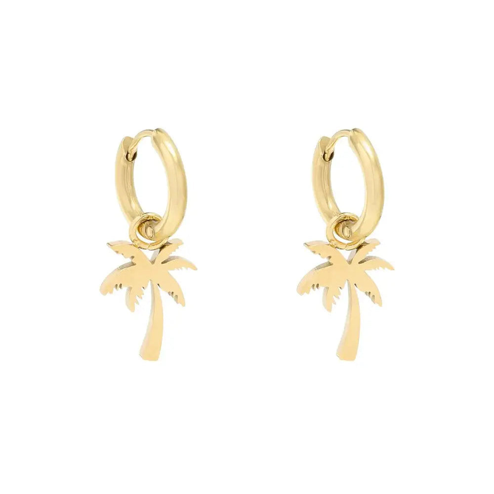 Beachy Palm Earrings