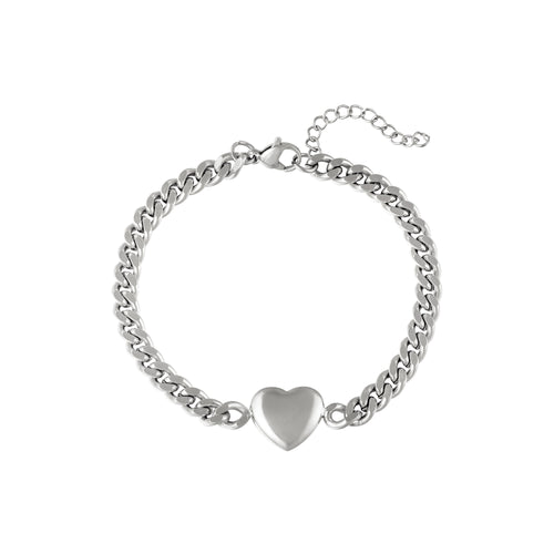 Chained Heart Bracelet