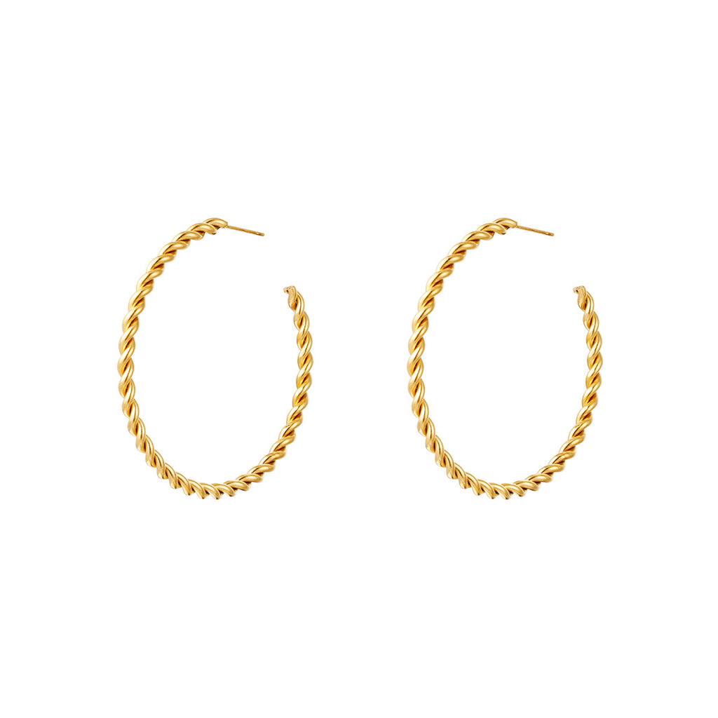 Twisty Beauty Hoops
