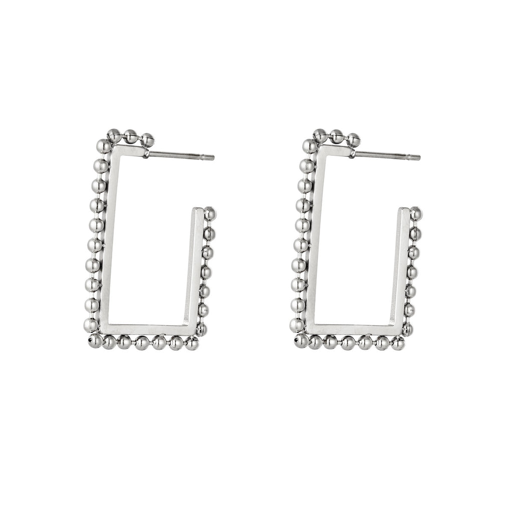 Dotted Square Earrings