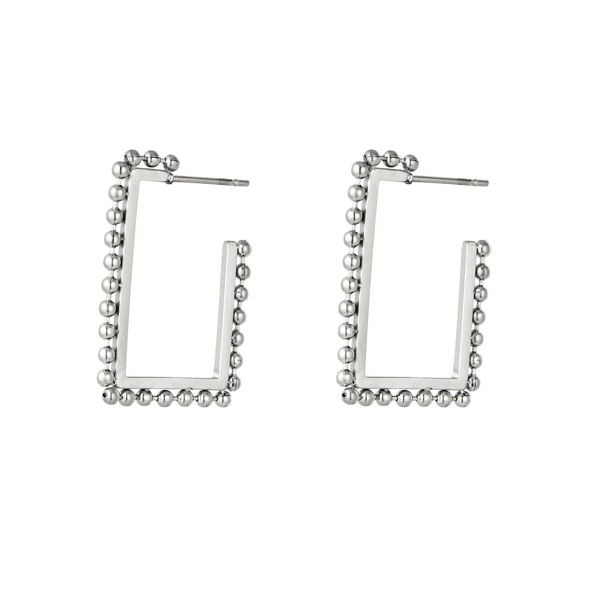 Dotted Square Earrings