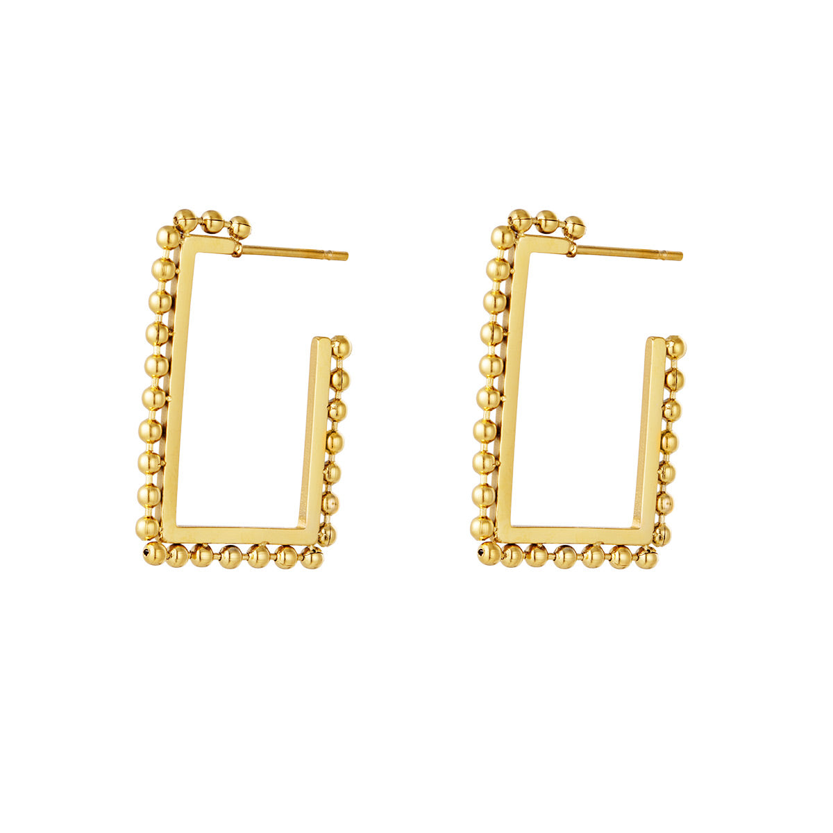 Dotted Square Earrings