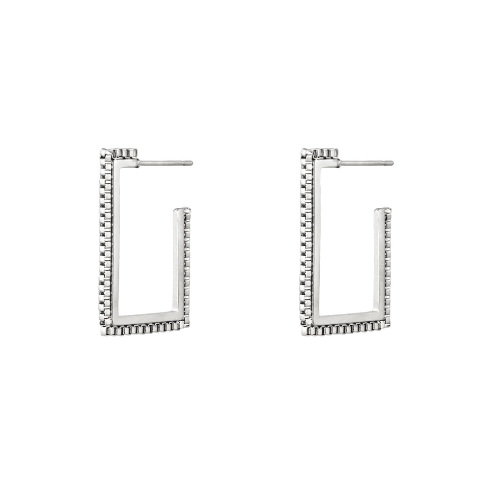 Jagged Square Earrings