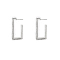 Jagged Square Earrings