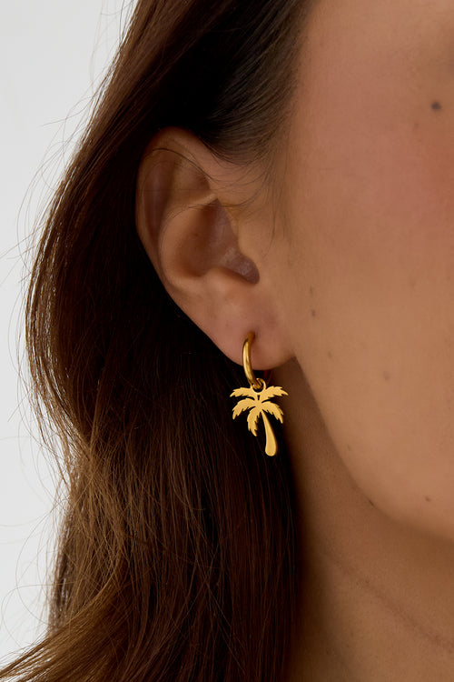Beachy Palm Earrings