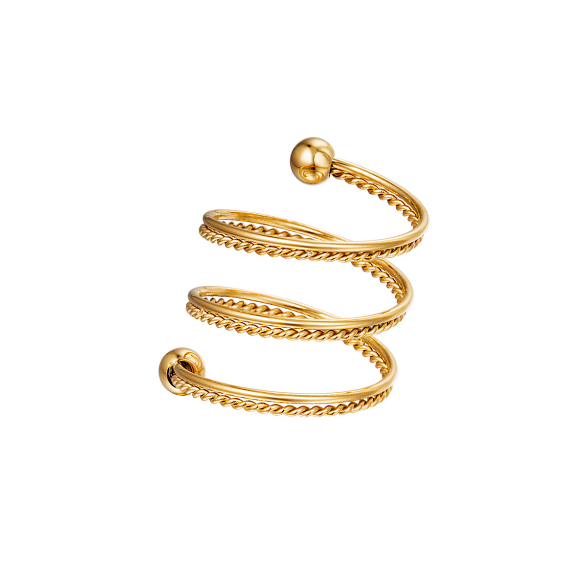 Spiral Elegance Ring