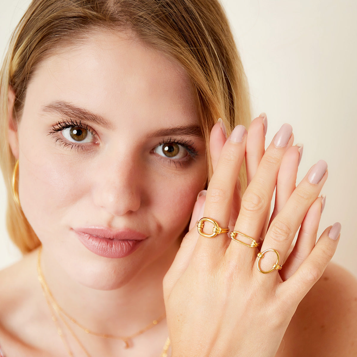 Geometric Beauty Ring